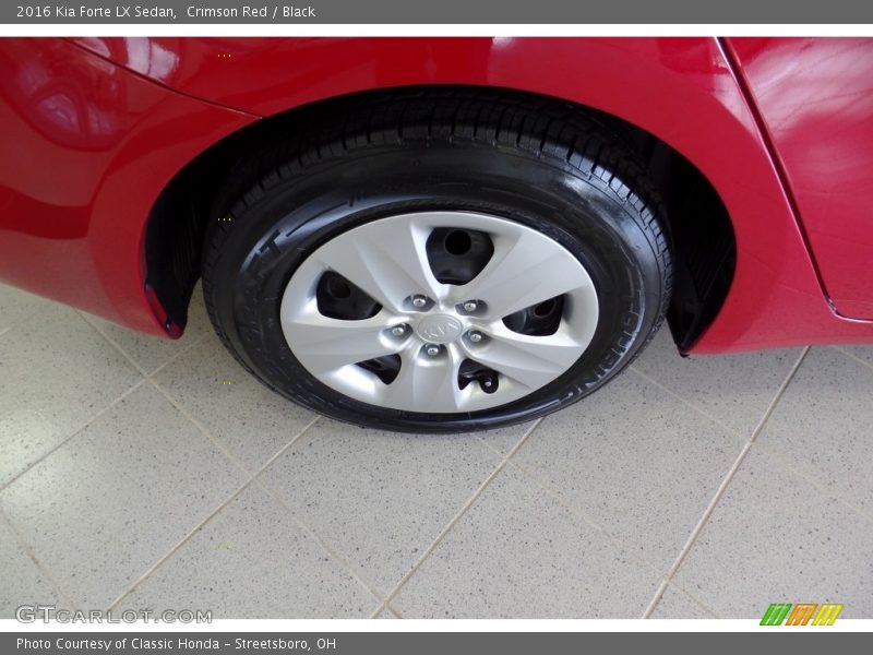 Crimson Red / Black 2016 Kia Forte LX Sedan