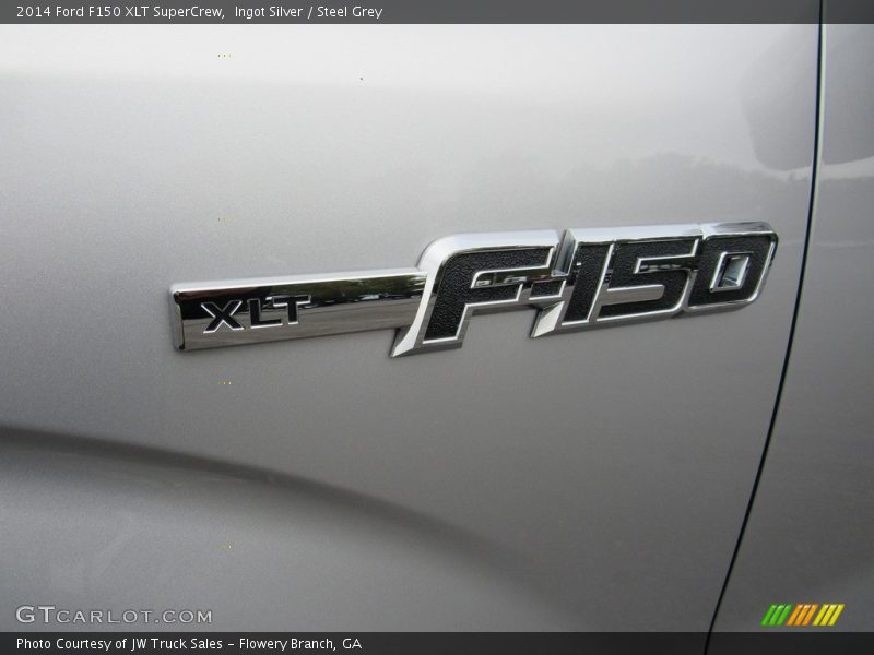 Ingot Silver / Steel Grey 2014 Ford F150 XLT SuperCrew