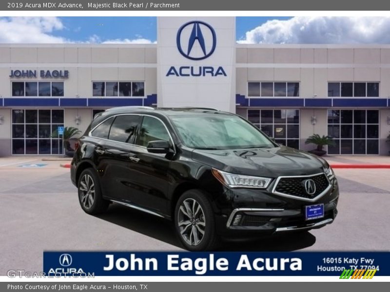 Majestic Black Pearl / Parchment 2019 Acura MDX Advance