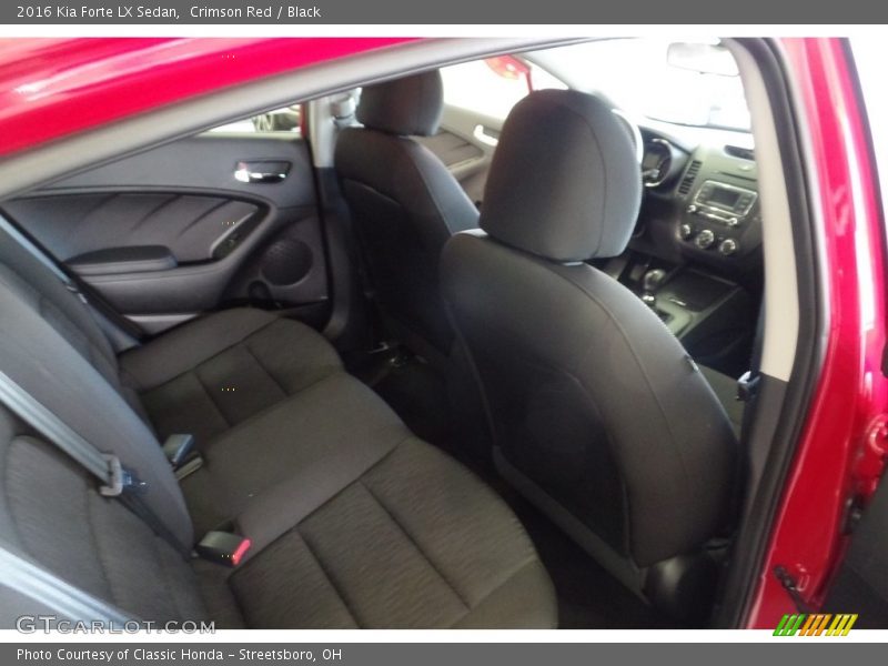 Crimson Red / Black 2016 Kia Forte LX Sedan