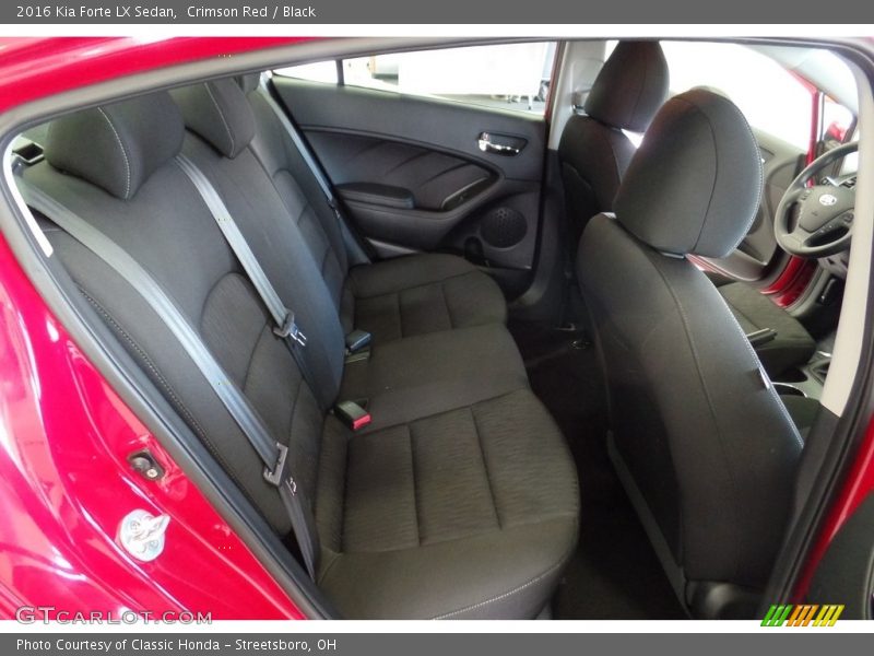 Crimson Red / Black 2016 Kia Forte LX Sedan