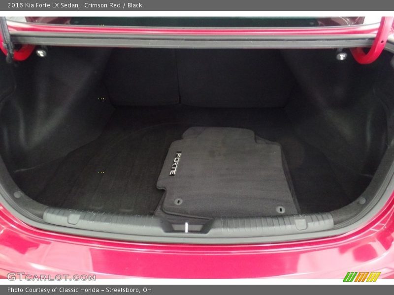 Crimson Red / Black 2016 Kia Forte LX Sedan
