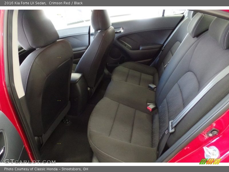 Crimson Red / Black 2016 Kia Forte LX Sedan