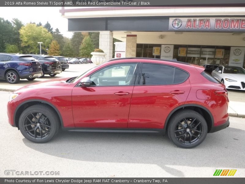  2019 Stelvio Ti Sport AWD Rosso Red Competizione Tri-Coat