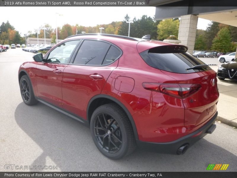 Rosso Red Competizione Tri-Coat / Black 2019 Alfa Romeo Stelvio Ti Sport AWD