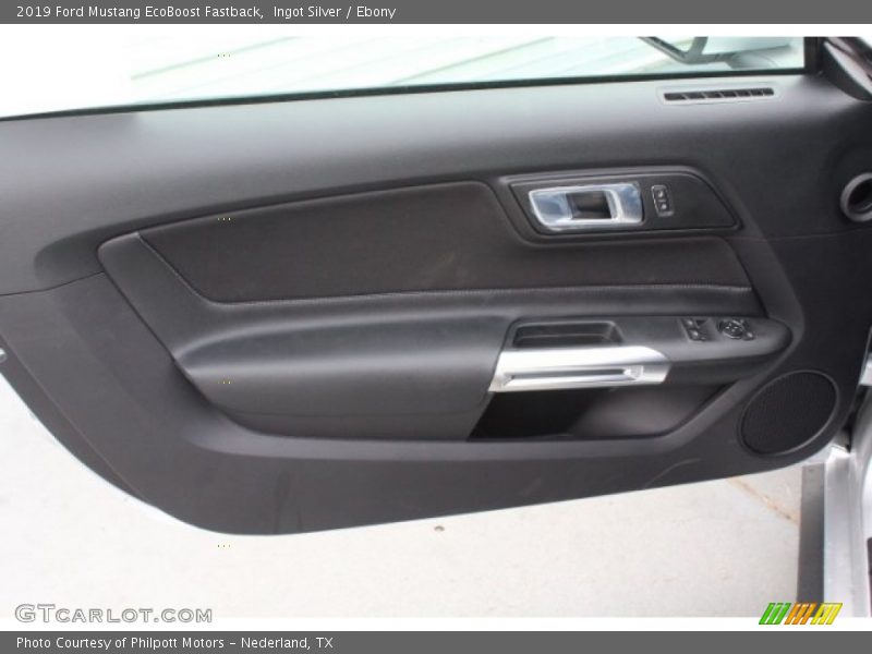 Ingot Silver / Ebony 2019 Ford Mustang EcoBoost Fastback