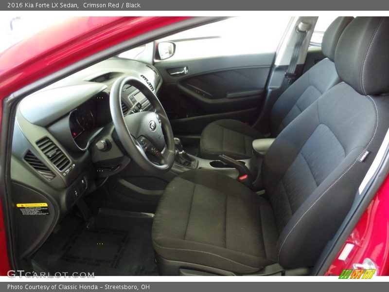 Crimson Red / Black 2016 Kia Forte LX Sedan