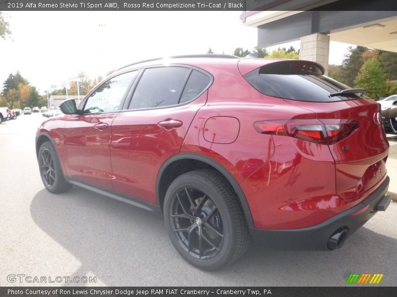 Rosso Red Competizione Tri-Coat / Black 2019 Alfa Romeo Stelvio Ti Sport AWD