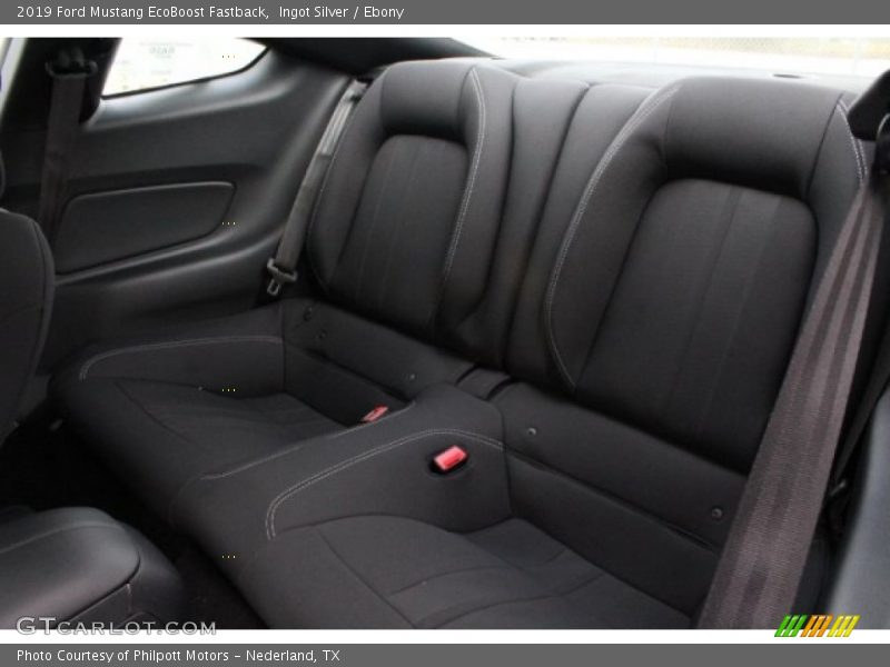 Ingot Silver / Ebony 2019 Ford Mustang EcoBoost Fastback