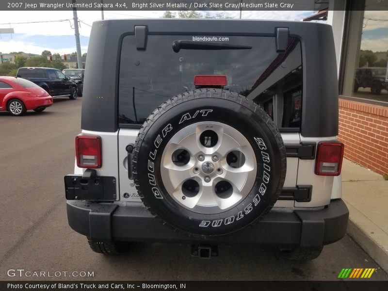 Bright Silver Metallic / Dark Slate Gray/Medium Slate Gray 2007 Jeep Wrangler Unlimited Sahara 4x4