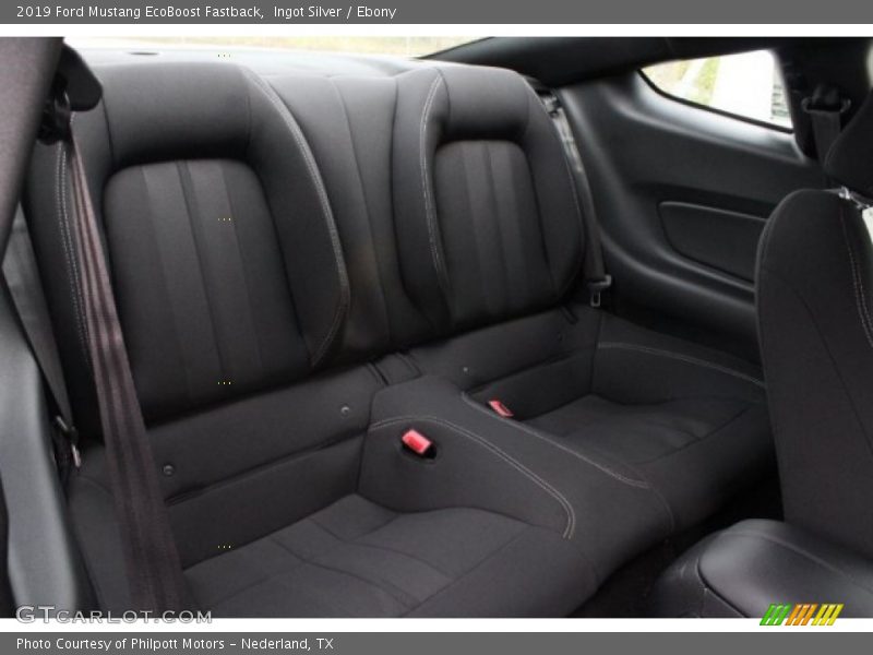 Ingot Silver / Ebony 2019 Ford Mustang EcoBoost Fastback