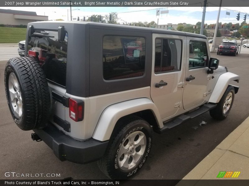 Bright Silver Metallic / Dark Slate Gray/Medium Slate Gray 2007 Jeep Wrangler Unlimited Sahara 4x4