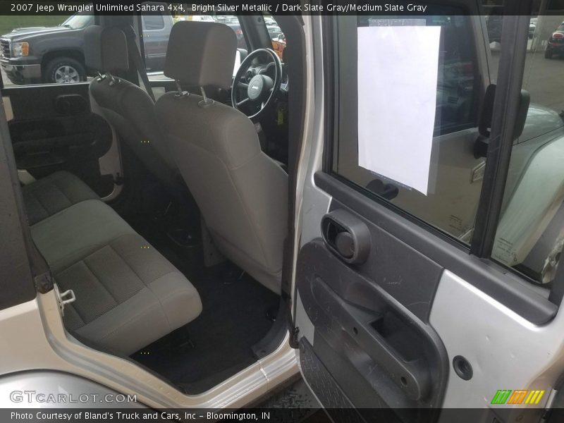 Bright Silver Metallic / Dark Slate Gray/Medium Slate Gray 2007 Jeep Wrangler Unlimited Sahara 4x4