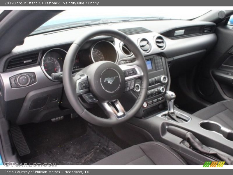 Dashboard of 2019 Mustang GT Fastback