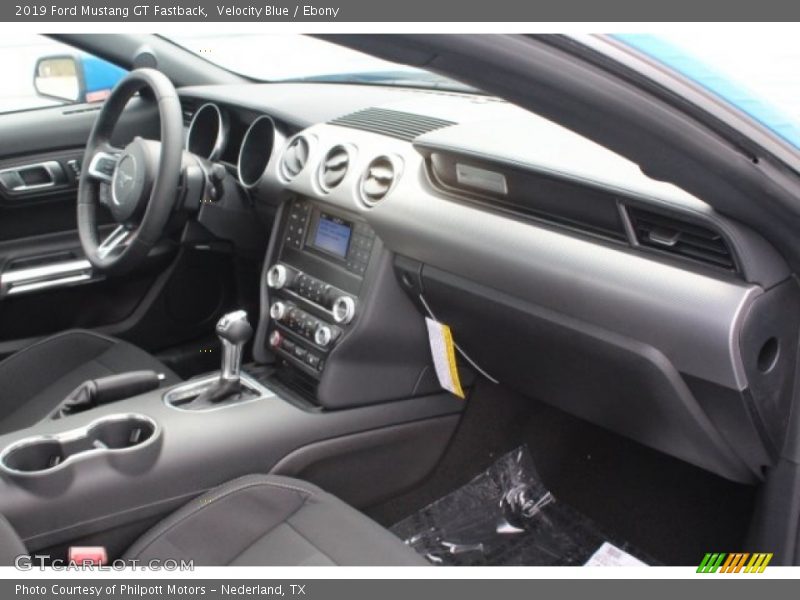 Dashboard of 2019 Mustang GT Fastback