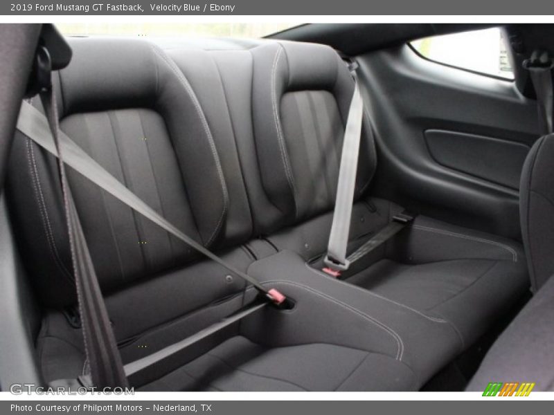 Rear Seat of 2019 Mustang GT Fastback