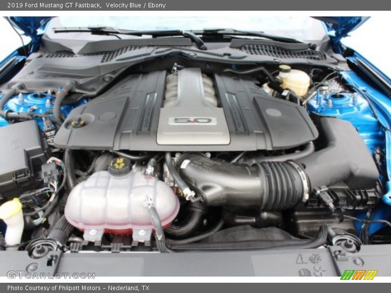  2019 Mustang GT Fastback Engine - 5.0 Liter DOHC 32-Valve Ti-VCT V8
