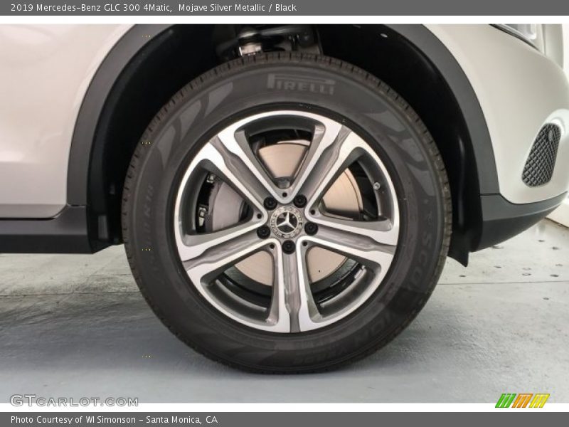 Mojave Silver Metallic / Black 2019 Mercedes-Benz GLC 300 4Matic