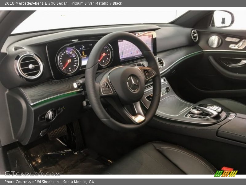 Iridium Silver Metallic / Black 2018 Mercedes-Benz E 300 Sedan