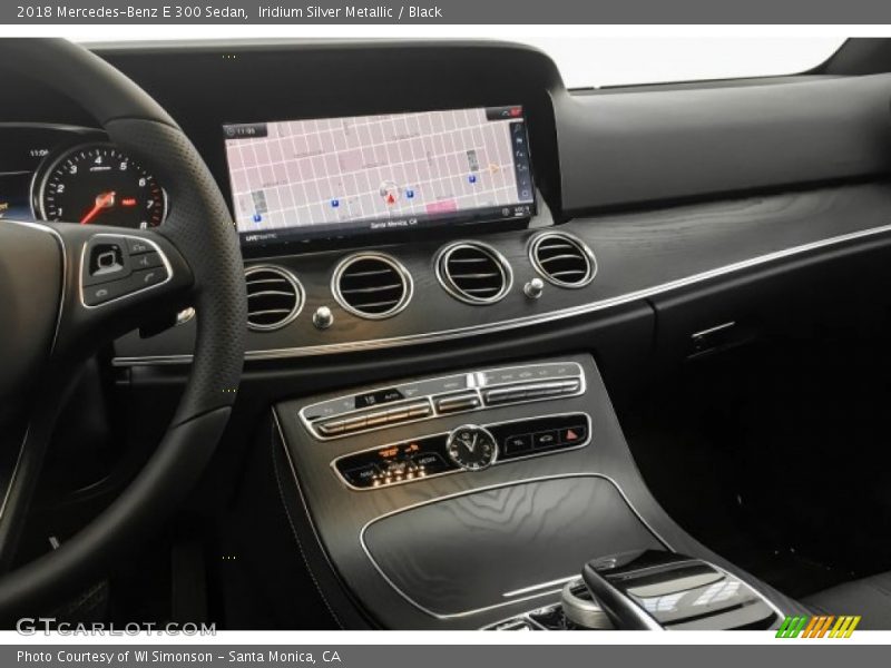 Iridium Silver Metallic / Black 2018 Mercedes-Benz E 300 Sedan