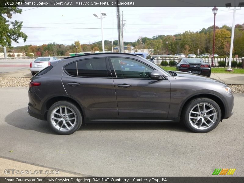  2019 Stelvio Ti Sport AWD Vesuvio Gray Metallic