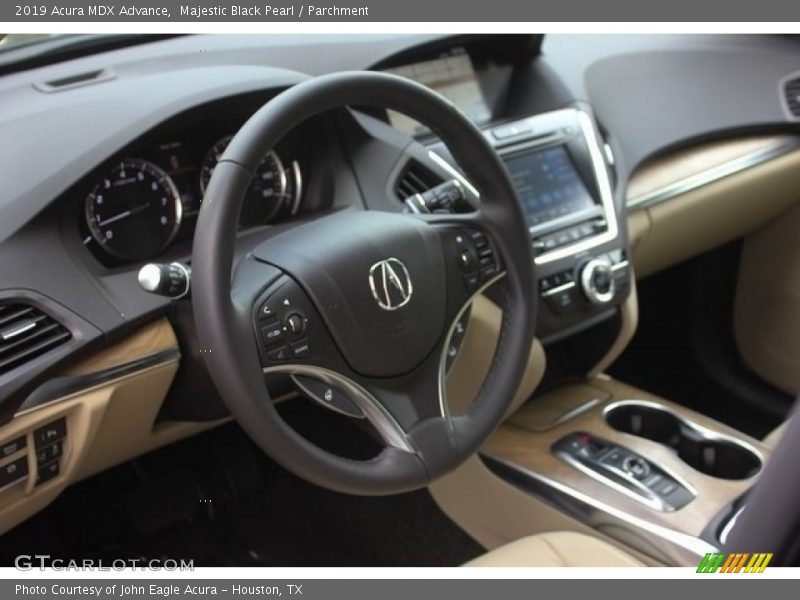 Majestic Black Pearl / Parchment 2019 Acura MDX Advance