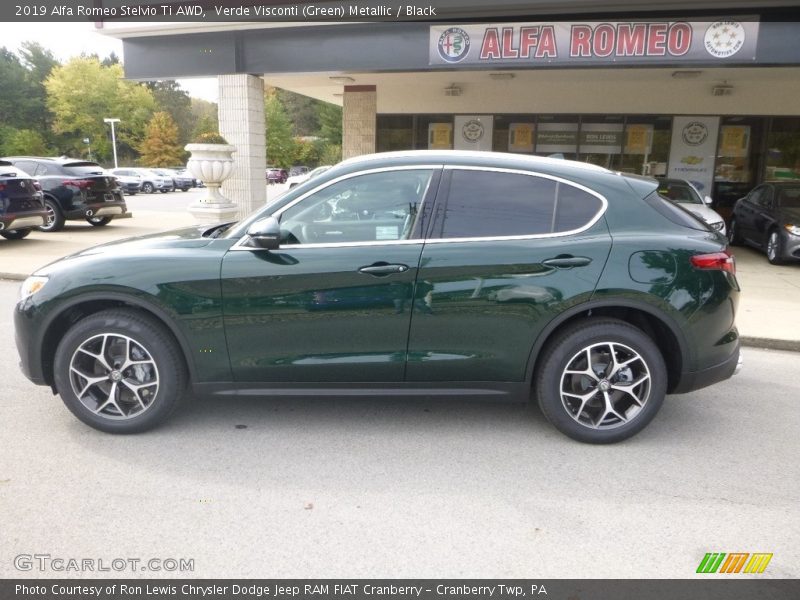  2019 Stelvio Ti AWD Verde Visconti (Green) Metallic