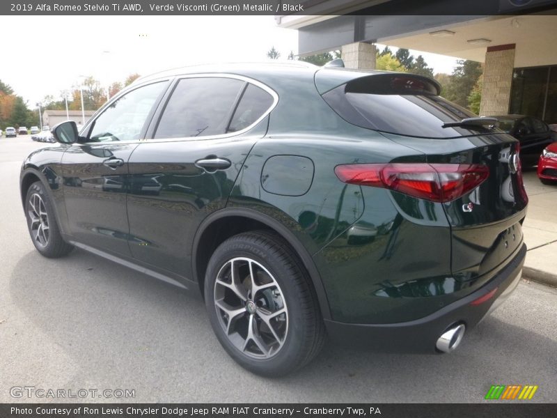 Verde Visconti (Green) Metallic / Black 2019 Alfa Romeo Stelvio Ti AWD