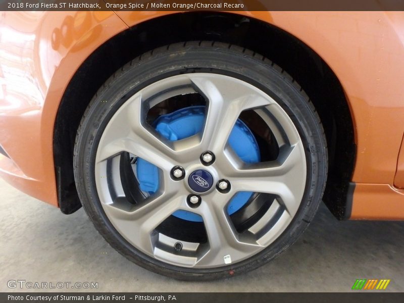 Orange Spice / Molten Orange/Charcoal Recaro 2018 Ford Fiesta ST Hatchback