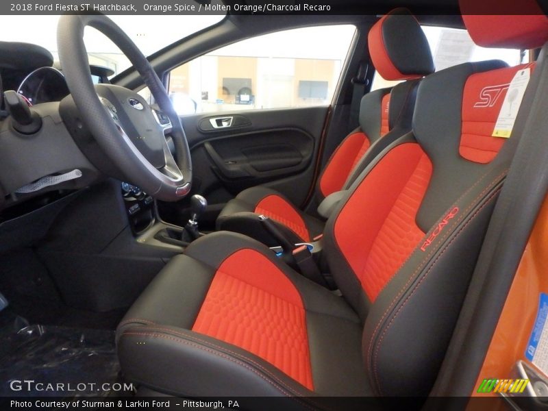 Front Seat of 2018 Fiesta ST Hatchback