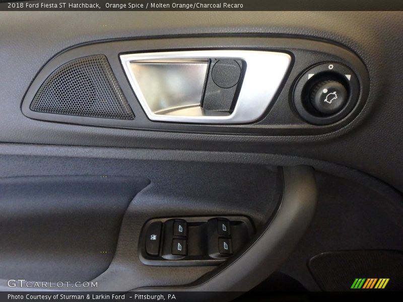 Orange Spice / Molten Orange/Charcoal Recaro 2018 Ford Fiesta ST Hatchback