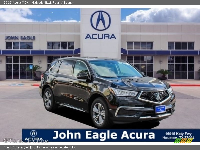 Majestic Black Pearl / Ebony 2019 Acura MDX