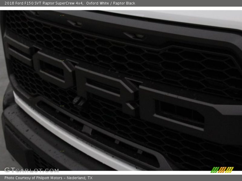 Oxford White / Raptor Black 2018 Ford F150 SVT Raptor SuperCrew 4x4