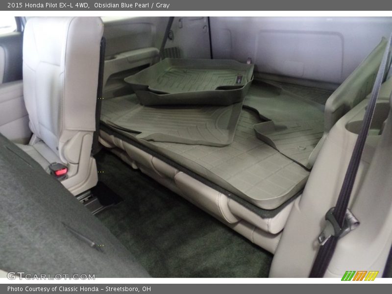 Obsidian Blue Pearl / Gray 2015 Honda Pilot EX-L 4WD