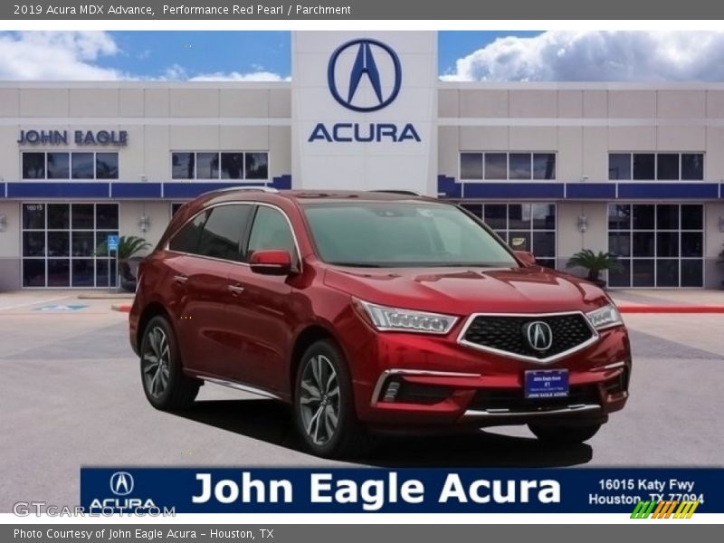 Performance Red Pearl / Parchment 2019 Acura MDX Advance