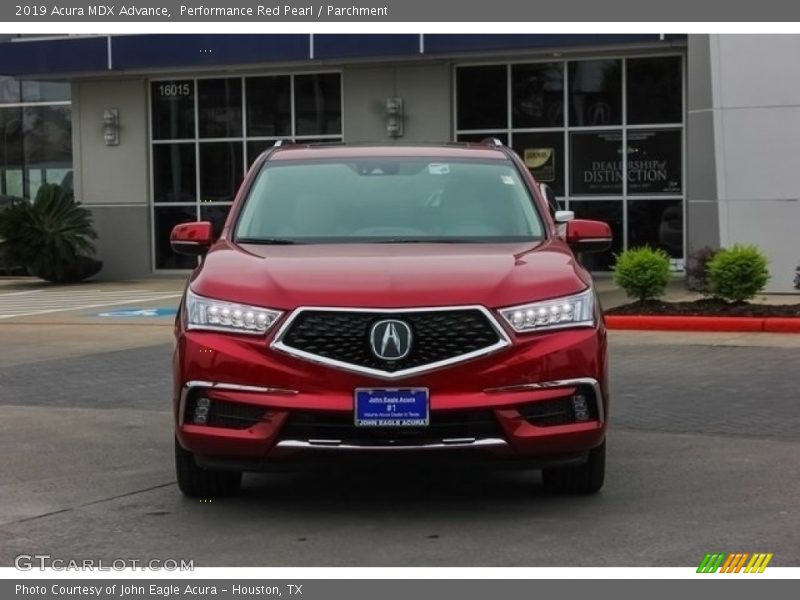Performance Red Pearl / Parchment 2019 Acura MDX Advance