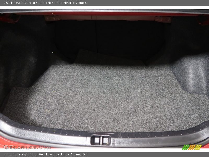 Barcelona Red Metallic / Black 2014 Toyota Corolla S