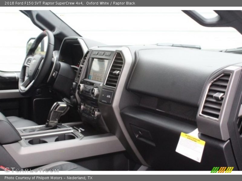 Dashboard of 2018 F150 SVT Raptor SuperCrew 4x4