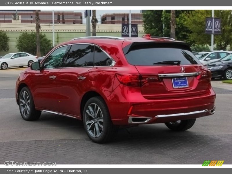 Performance Red Pearl / Parchment 2019 Acura MDX Advance