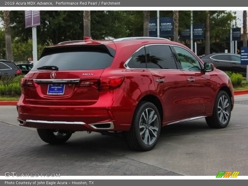 Performance Red Pearl / Parchment 2019 Acura MDX Advance