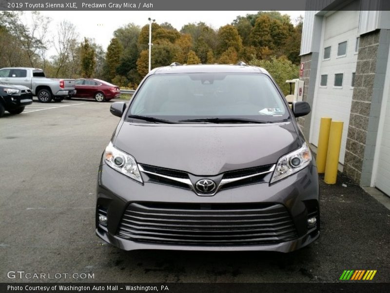 Predawn Gray Mica / Ash 2019 Toyota Sienna XLE