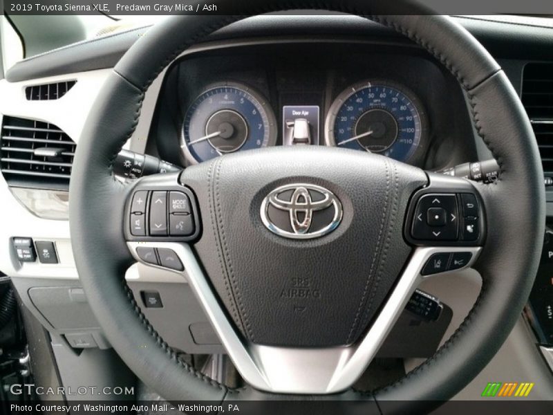 Predawn Gray Mica / Ash 2019 Toyota Sienna XLE