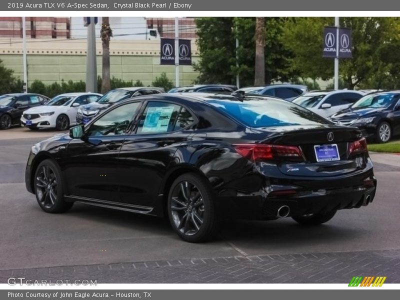 Crystal Black Pearl / Ebony 2019 Acura TLX V6 A-Spec Sedan