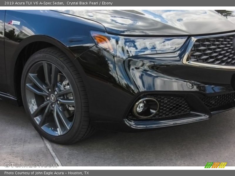 Crystal Black Pearl / Ebony 2019 Acura TLX V6 A-Spec Sedan