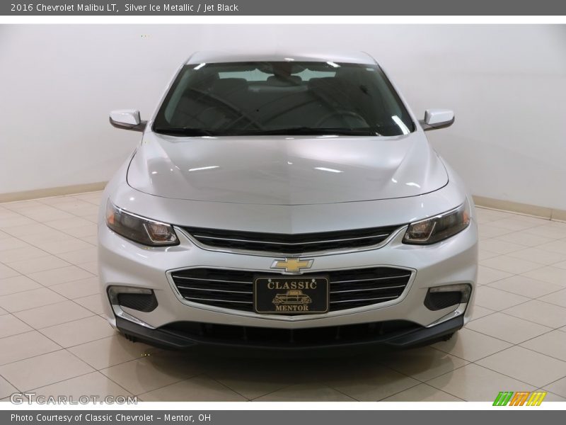 Silver Ice Metallic / Jet Black 2016 Chevrolet Malibu LT