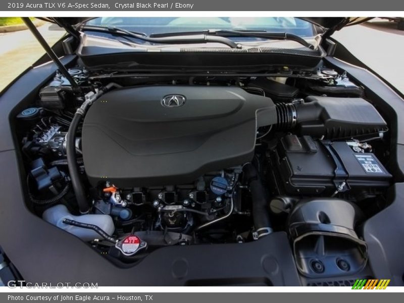 Crystal Black Pearl / Ebony 2019 Acura TLX V6 A-Spec Sedan