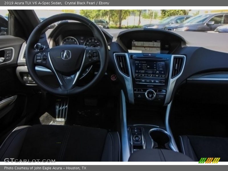 Crystal Black Pearl / Ebony 2019 Acura TLX V6 A-Spec Sedan
