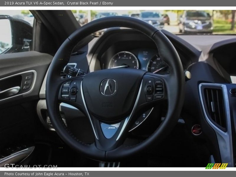 Crystal Black Pearl / Ebony 2019 Acura TLX V6 A-Spec Sedan