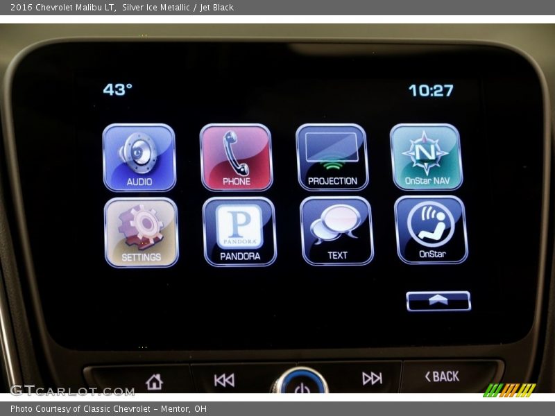 Silver Ice Metallic / Jet Black 2016 Chevrolet Malibu LT