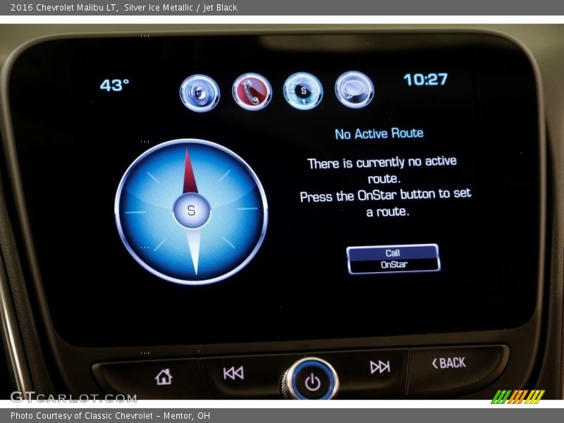 Silver Ice Metallic / Jet Black 2016 Chevrolet Malibu LT